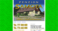 Desktop Screenshot of penzionsamota.info